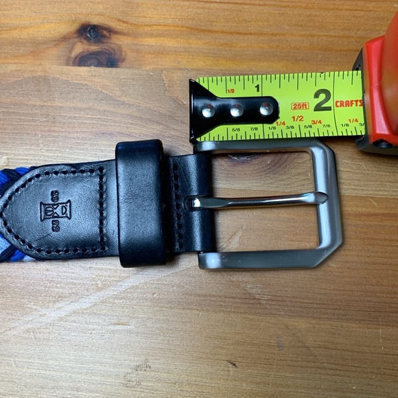 ASOS Braided Belt by Giani Feraud, Blue,Black & White - Picture 6 of 10